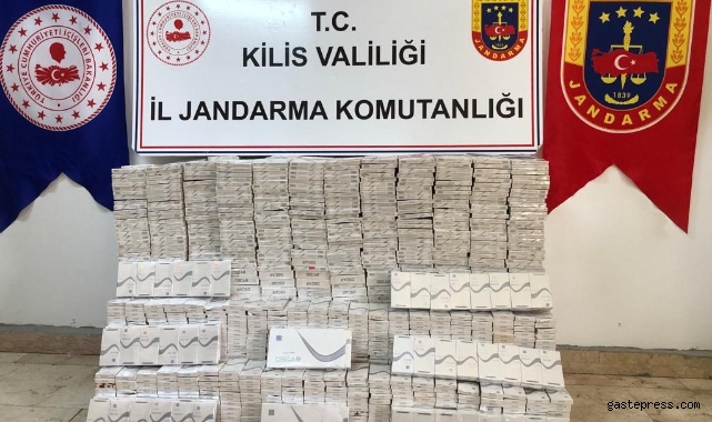 Kilis’te kaçak sigara operasyonu: 1 gözaltı!
