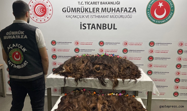 Sabiha Gökçen Havalimanı’nda 68 kilo insan saçı ele geçirildi!