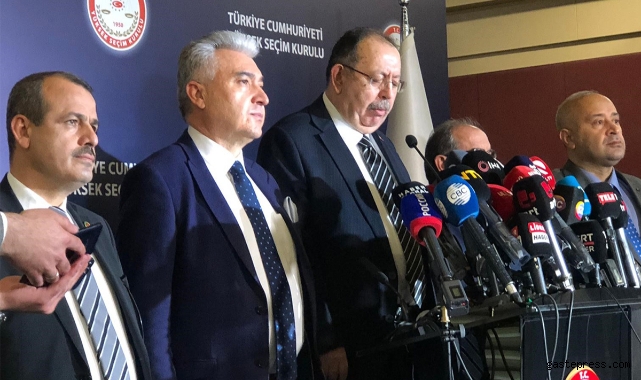 YSK Başkanı Yener: 'İkinci tur oy verme süreci sona ermiştir, herhangi olumsuz bir durum söz konusu olmamıştır'