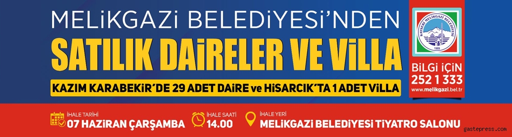 MELİKGAZİ BELEDİYESİ - RESMİ REKLAMI