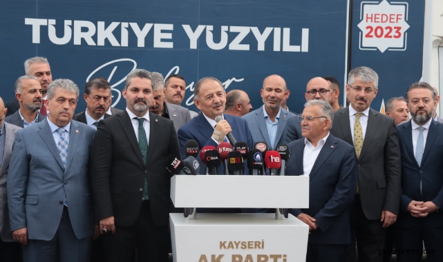 Bakan Özhaseki: “Bir kenarda durmak, ilgisiz olmak, ben artık yoruldum demek en büyük vebal olurdu”