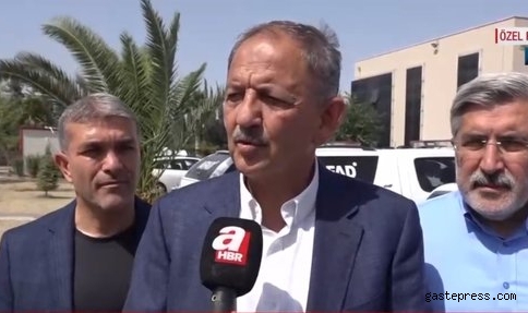 Çevre Bakanı Mehmet Özhaseki Hatay’da! A Haber’e özel açıklamalar.