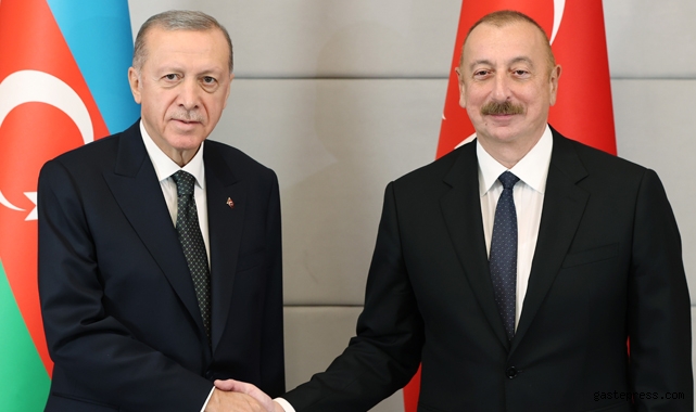 Cumhurbaşkanı Erdoğan'ın Azerbaycan Cumhurbaşkanı Aliyev ile görüşmesi başladı!