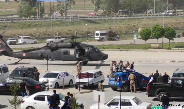 Operasyonda rahatsızlanan asker helikopterle hastaneye yetiştirildi!