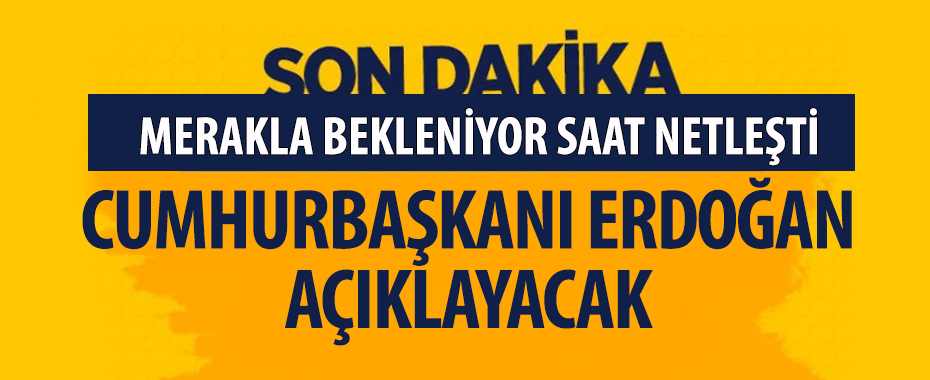 Yeni kabine merakla bekleniyor! Cumhurbaşkanı Erdoğan açıklayacak saat netleşti!