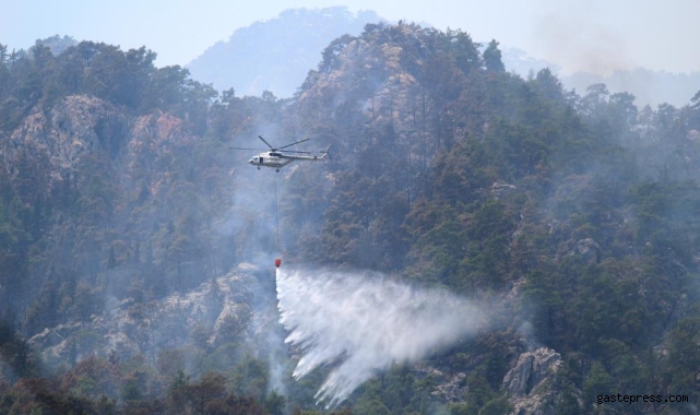Antalya Kemer’deki orman yangını 4. gününde devam ediyor!