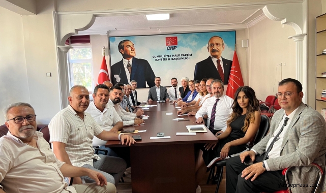 Cumhuriyet Halk Partisi Kayseri İl Başkanlığı Yeni Kadrosunu Oluşturdu!