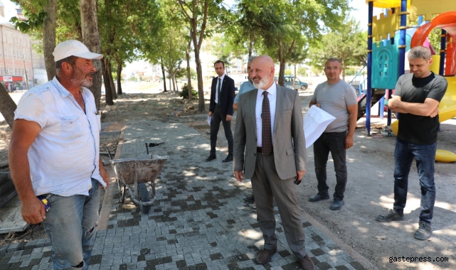 Kayseri Kocasinan Belediyesi, parkları yenilemeye devam ediyor!