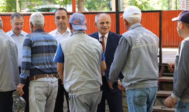 Kayseri Yahyalı Belediyesi’nde bayramlaşma programı yapıldı!