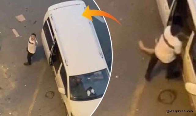 Sokak ortasında kadını döverek bayıltan kişi yakalandı!