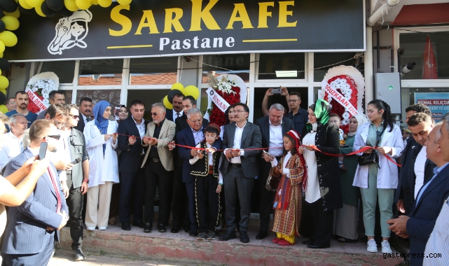 Vali Çiçek Ve Başkan Büyükkılıç, Sarkafe Pastanesi Ve Kitap Kafe’nin açılışını yaptı!