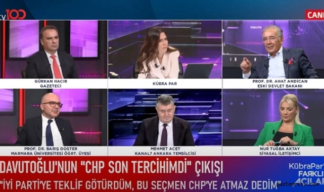 Davutoğlu'nun Akşener'den kaç milletvekili istediği ortaya çıktı Ahat Andican ilk kez açıkladı!