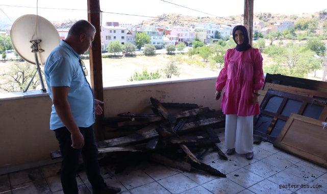 Ev sahibinin çıkarmak istediği kiracı evi ateşe verip kaçtı!