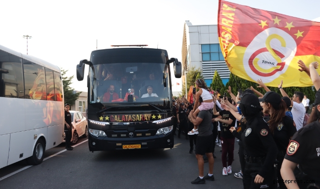 Galatasaray kafilesi Kayseri'de!