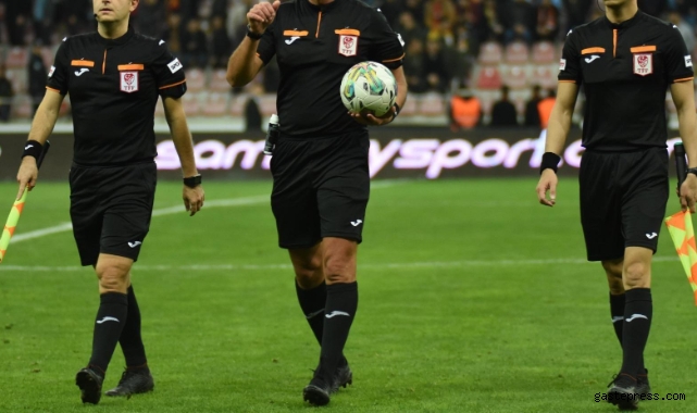 Kayserispor - Samsunspor maçını Bahattin Şimşek yönetecek!