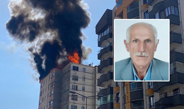 Yangından kaçarken dumandan etkilenip bayılmış!