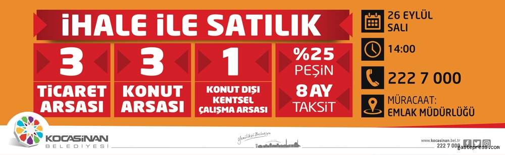 KOCASİNAN BELEDİYESİ RESMİ REKLAMI