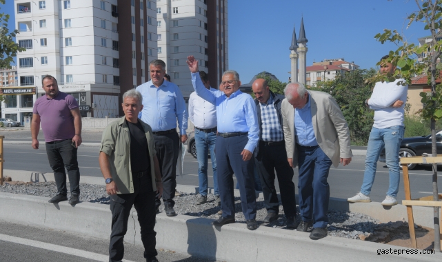 Başkan Büyükkılıç, 60 Milyon TL'lik yolda incelemelerde bulundu!