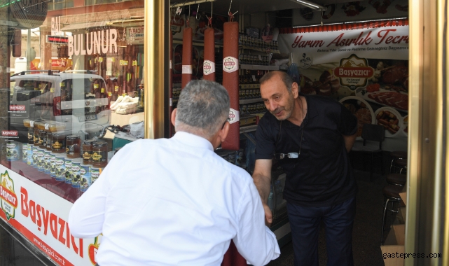 Başkan Büyükkılıç'tan Esnaf ziyareti!