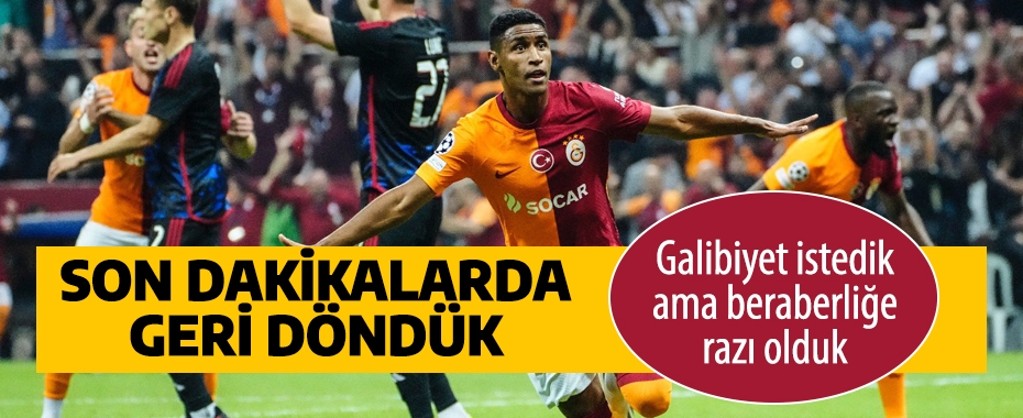 Galatasaray sahasında Kopenhag'la 2-2 berabere kaldı!