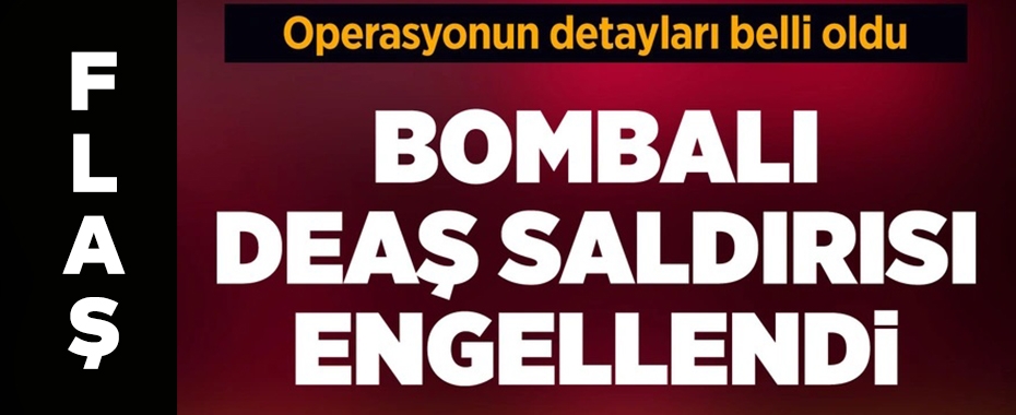 İzmir'de bombalı eylem hazırlığındaki DEAŞ üyelerine operasyon!