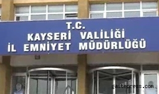 Kayseri Emniyet Müdürlüğünde acı olay!