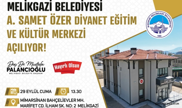 Kayseri Melikgazi Belediyesi yeni bir projeyi daha hayata geçiriyor!