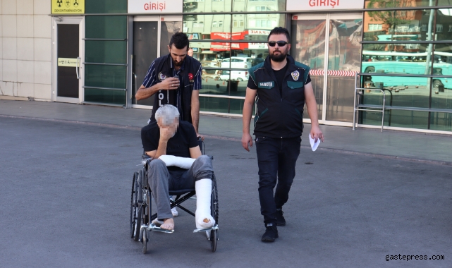 Yakalanacağını anladı, 1'inci kattan atladı!