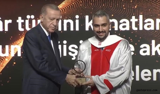 AGÜ Öğretim Üyesi Dr. Koca’ya YÖK’ten Üstün Başarı Ödülü!