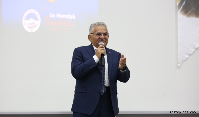 Başkan Büyükkılıç, meslek lisesi öğrencileriyle tecrübelerini paylaştı!