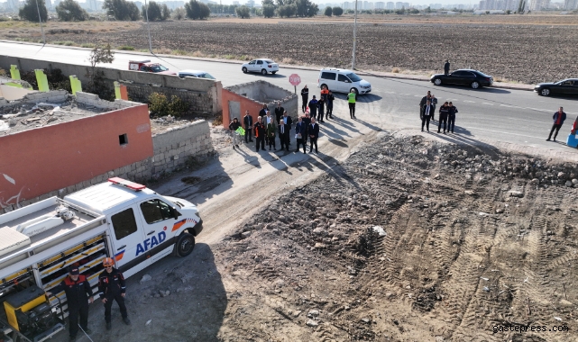 Kayseri Büyükşehir AFAD Akrediteli Kentsel Arama Kurtarma Ekipleri’nden ilk tatbikat