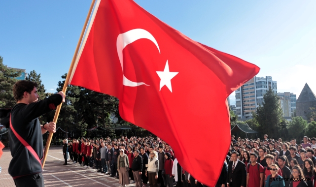 Kayseri’de okullarda Filistin için saygı duruşu!