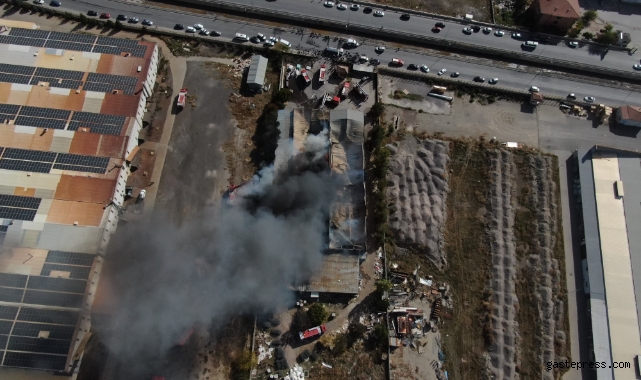 Kayseri’deki fabrika yangını 2 saatte kontrol altına alındı!