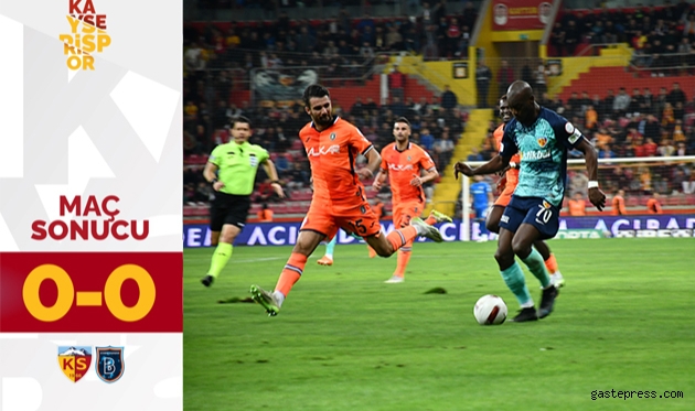 Trendyol Süper Lig: Kayserispor: 0 - RAMS Başakşehir: 0