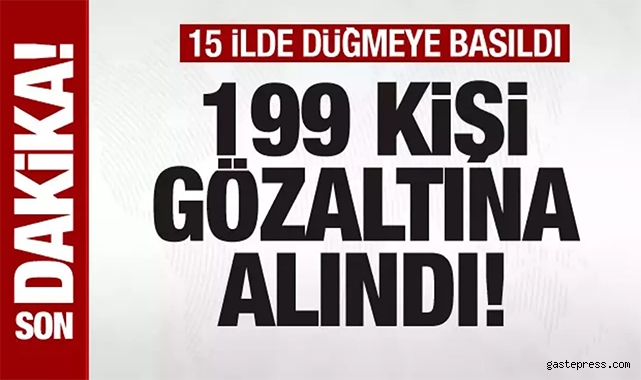15 ilde büyük uyuşturucu operasyonu: Onlarca gözaltı!