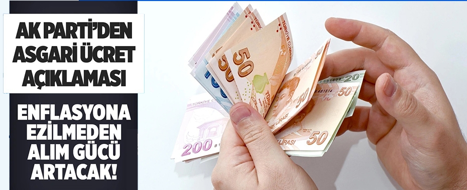 AK Partili Akbaşoğlu'ndan asgari ücret açıklaması!