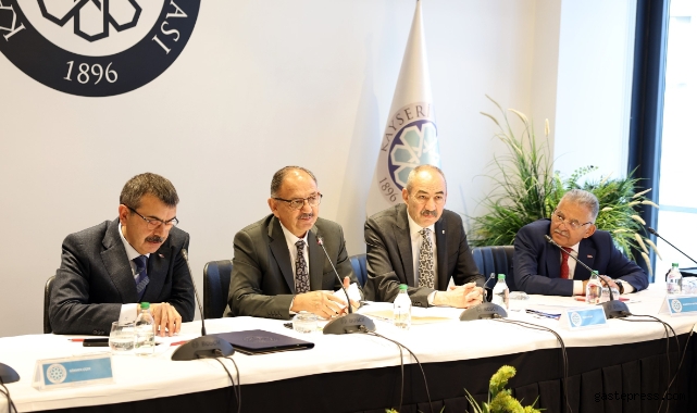 Bakan Tekin ile Bakan Özhaseki’den KTO’ya ziyaret!