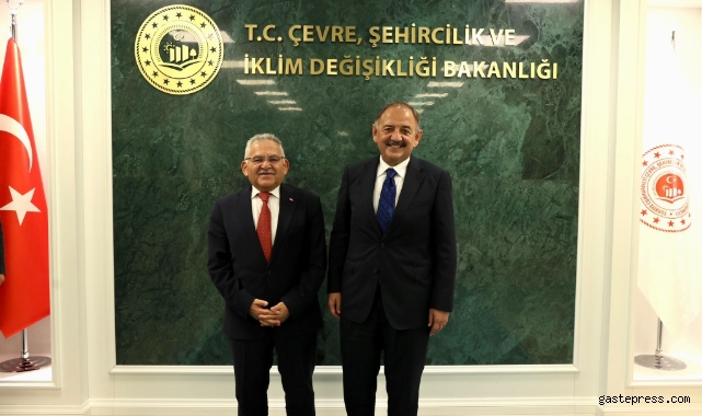 Başkan Büyükkılıç’tan Bakan Özhaseki’ye ziyaret!