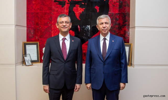 CHP lideri Özel, Mansur Yavaş’ı kabul etti!