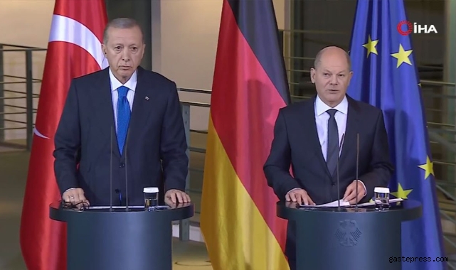Cumhurbaşkanı Erdoğan'dan Alman gazetecinin sorusuna sert cevap: 'Bizi bununla tehdit etmeyin'