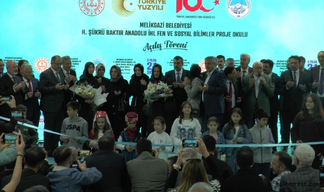 Melikgazi’de iki bakanlı açılış!