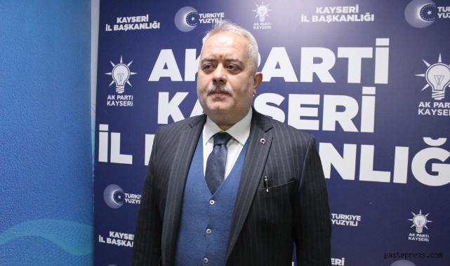 Mimar İsmail Ruhlukürkçü, AK Parti’den Kocasinan Belediye Başkanlığı aday adaylığını duyurdu!