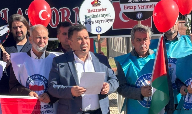 Nennioğlu, "Vurulan öldürülen Filistin halkı için nöbetteyiz"