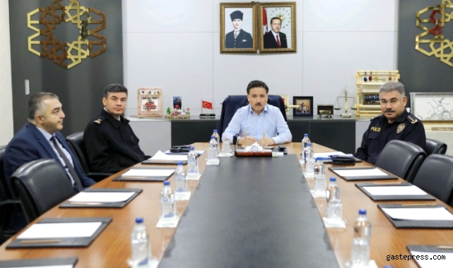 Şehrin huzur ve güvenliğini arttırmak adına asayiş toplantısı yapıldı!