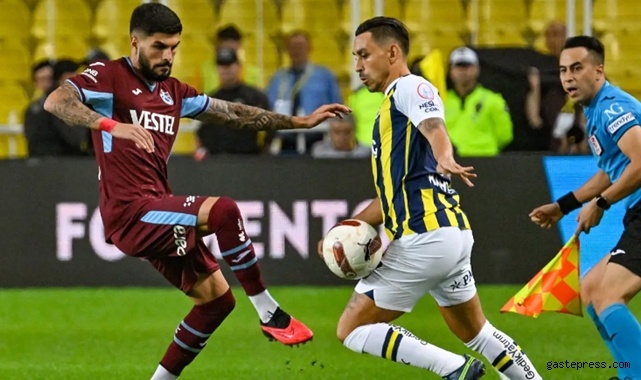 Trabzonspor derbide Fenerbahçe'yi 3-2'lik skorla mağlup etti!