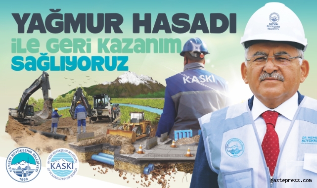 ‘Yağmur Hasadı’ İle Geri Kazanım Sağlıyoruz!