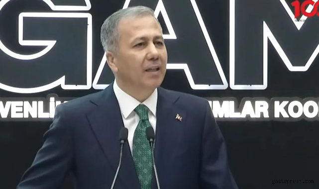 İçişleri Bakanı Ali Yerlikaya 180 günlük bilançoyu açıkladı yeni projeyi duyurdu!