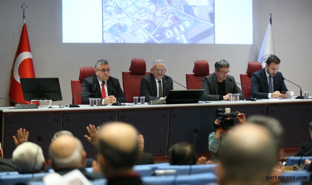 Kayseri Büyükşehir Belediye Meclisinde 72 madde karara bağlandı!