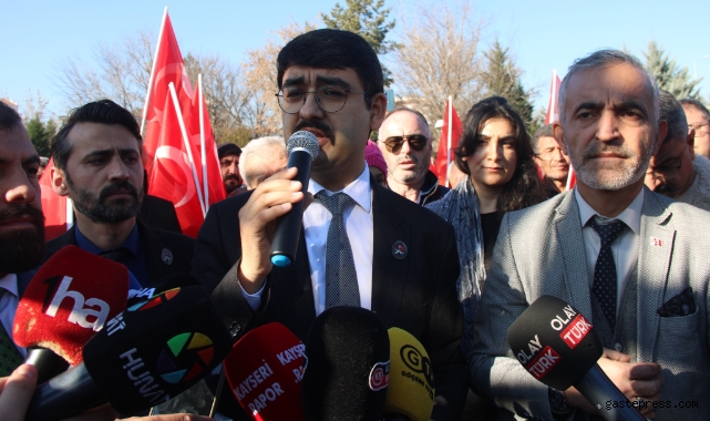 Kayseri şehitler için yürüdü!