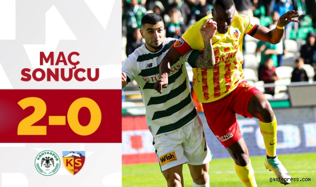 Kayserispor deplasmanda mağlup oldu: 0-2